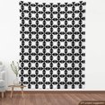 thumbnail image 3 of Abstract Upholstery Fabric by the Yard, Monochrome Print of Lines Overlapping Round Long Shapes Abstract Items, Decorative Fabric for DIY and Home Accents, Charcoal Grey White by Ambesonne, 3 of 4