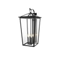 thumbnail image 3 of Elegant Lighting Frankford 16 Inch Outdoor Wall Sconce In Black, 3 of 8
