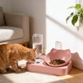 thumbnail image 2 of Pet Bowls Dog Bowls Cat Bowls Stainless Steel 2 in 1 Automatic Water Dispenser Gravity Waterer Non Slip Anti Tip Removable Easy Clean for Small Medium Dogs Cats Indoor by PALIFEUR, 2 of 7
