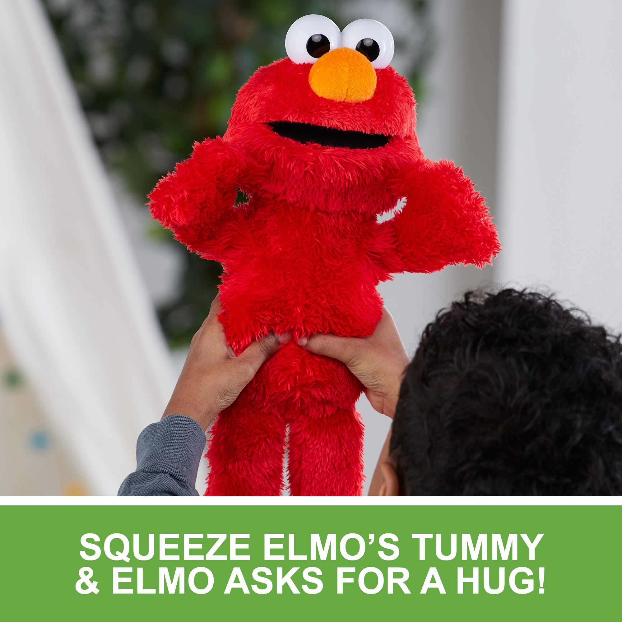 Sesame Street Love to Hug Elmo: Talking, Singing, Hugging, 14-Inch Figure - image 5 of 16