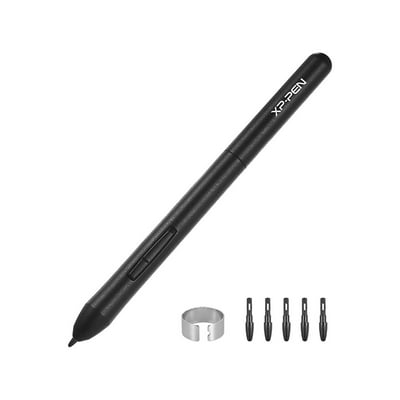 XP-PEN P01 Battery-free Passive Stylus Drawing Tablet Pressure Pen for XP-PEN Star 01/ 02/ 03/ 06/ 06C/ G430/ G540/ G640 Tablet (Black)