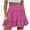 Hot Pink, variant on Womens Boho Ruffle Tiered Skorts High Waist Mini Skirts Boho Beach Short Skirts Flowy Mini Skorts Skirts Casual Golf Tennis Crochet Shorts