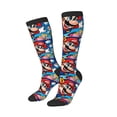 thumbnail image 2 of Saiise Mario T Funny Socks Men Women Boys Kids Adults Novelty Graphic Crew Tube Socks Crazy Design Casual Dress Socks for Sports,Running,Travel, 2 of 7