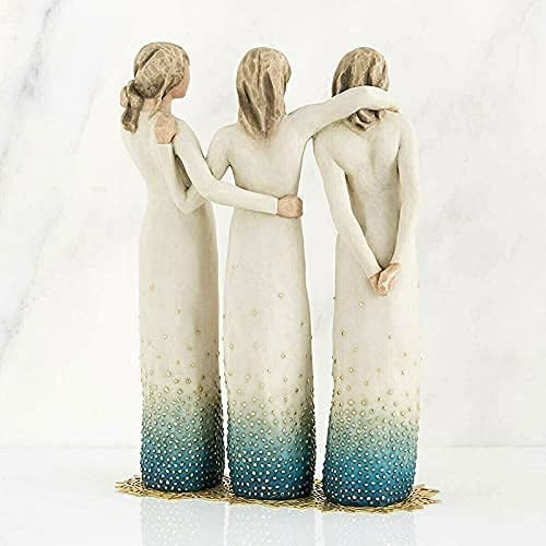 Willow Tree フィギュア 3体セット 3 Sisters Willow Tree Figurines Resin Desktop Ornament, Sculpted