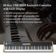 thumbnail image 1 of WORLDE P-88 Pro Controlador de teclado MIDI USB de 88 teclas Pantalla LCD, 1 of 6