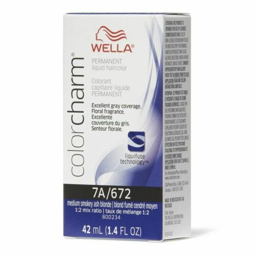 WELLA PROFESSIONALS COLOR CHARM LIQUID COLOR 7A/672 MEDIUM SMOKEY ASH BLONDE42ML