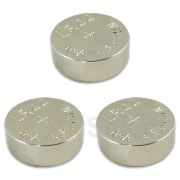 3 Pack New Battery Coin Cell Button 1 5v 303 357 6 Ag13 Lr44 Lr154 Walmart Com Walmart Com