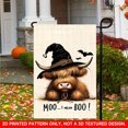thumbnail image 4 of 1 PC, 2D Flat/ Garden flag, late-night silent design pattern, 18x12 inches (45x30cm), fashionable 2D pattern, autumn Thanksgiving, Halloween garden flag, home, outdoor, courtyard, lawn, garden, holid, 4 of 6