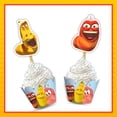 thumbnail image 1 of Emballages de Cupcakes Larv – Décorations de Fête d'Anniversaire à Thème d'Insectes Amusants pour Garçons Ou Filles, Manches de Cupcakes Rouges et Jaunes, Ensemble de 24 Emballages, 1 of 6