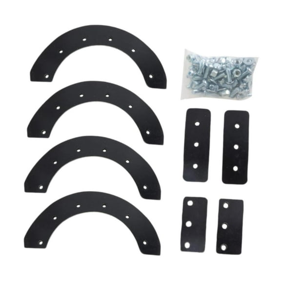 Snow Thrower Paddle Set Rubber Spare Parts Durable Material Easy Install for Winter Outdoor Machines