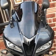 thumbnail image 2 of Motorcycle Double Bubble Windshield Compatible 2007 2008 2009 2010 2011 2012 Honda Cbr600rr F5 Cbr 600RR Black, 2 of 5