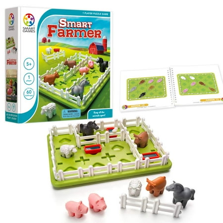 SmartGames Smart Farmer Skill-Building Puzzle Game for Ages (Best Building Games Android)