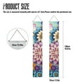 thumbnail image 7 of SEANATIVE Boho Mandala Flower Porch Banner Decor 2 PCS Hanging Banner Porch Flags Vertical Sign for Front Door Porch Home Yard Decor Holiday Farmhouse 70.9x12.6 Inch, 7 of 7