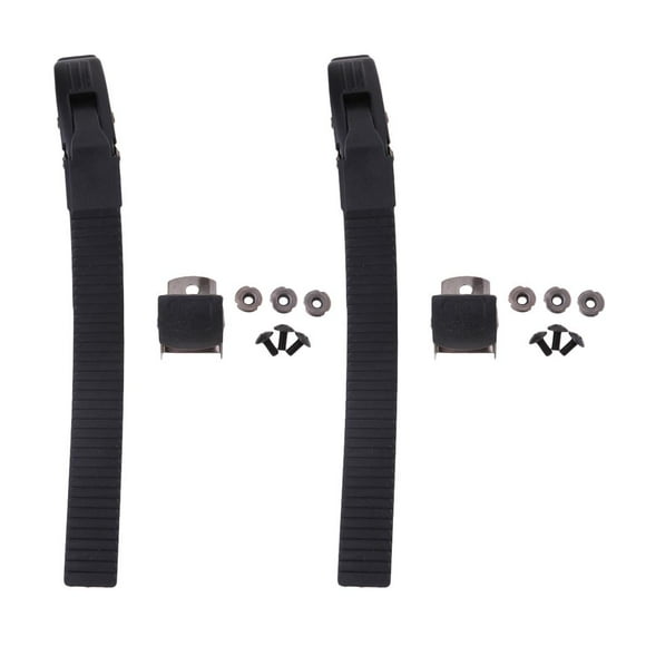Patines Correa + Abrazadera de Correa Clip de Hebilla con Tornillos de Montaje Tuercas para Patines Piezas de Repuesto, Durable Cola Correa de patín en línea