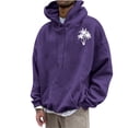 thumbnail image 2 of Sudadera con capucha para hombre, sudadera con capucha con letras estampadas, jersey de manga larga, sudadera con capucha para hombre, abrigo de poliéster, 2 of 4