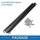 thumbnail image 4 of Rayos de bicicleta Unique Bargains 14G, rayos de rueda de bicicleta de acero inoxidable 304, 1 juego negro de 159 mm, 4 of 7