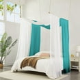 thumbnail image 4 of Warm Home Designs 55" W x 360" L Teal Bed Canopy for Extra Large Bed. BC Teal 360, 4 of 5