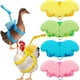 thumbnail image 1 of 4 piezas de correa de arnés para caminar exterior de pato para mascotas, arnés para gallinas, cuerda de tracción ajustable para entrenamiento al aire libre para gallina de ganso ER, 1 of 6