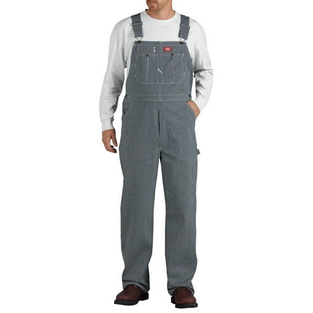 Dickies Men's and Big Men's Hickory Striped Bib Overalls