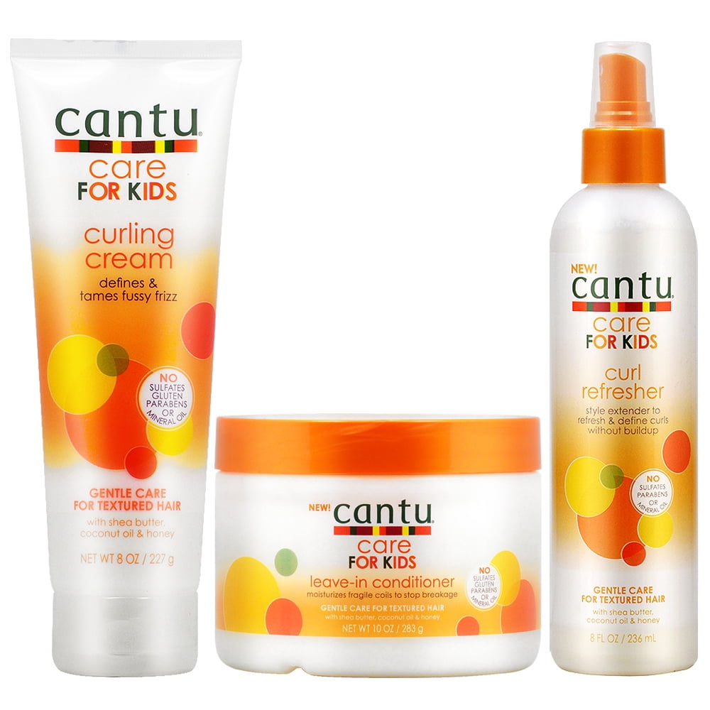 Cantu Care for Kids Curling Cream + Curl Refresher 8oz