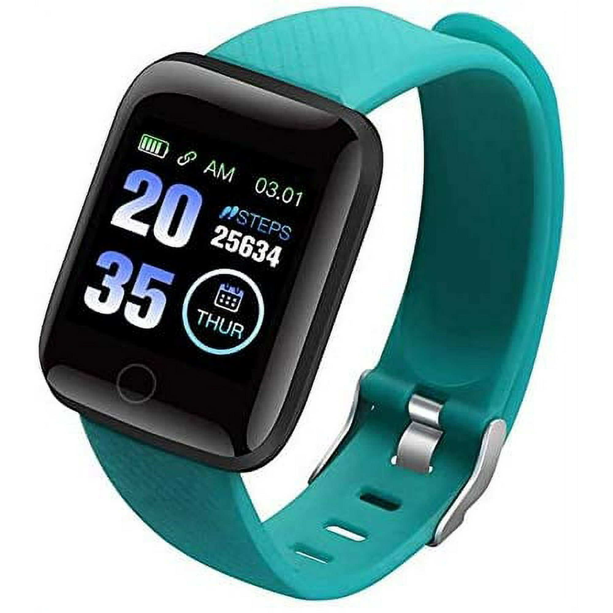 Yuanhong Waterproof Smart Watch with Heart Rate Blood Pressure Display Fitness Tracking Smartwatch 116 Plus Color Screen Walmart
