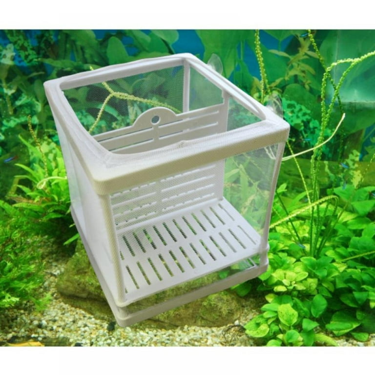 Fish Breeding Box, Large Size Fish Tank Breeder Net, Aquarium Separation Net  Nylon Incubator Mesh, Fry Hatchery Incubator Mesh 