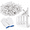 White-200, variant on White 200 Pack Multi-Cable Steel Staples for Electrical Wire Management