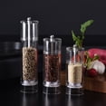 thumbnail image 6 of Cheers US Gorgeous Salt And Pepper Grinder - Refillable Stainless Steel Shakers With Adjustable Coarse Mills - Enjoy Your Favorite Spices, Fresh Ground Pepper, Himalayan Or Sea Salts, 6 of 7