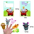 thumbnail image 4 of CAMIRUS Set de 16 tarjetas de San Valentín con títeres de dedo de peluche, 4 of 8