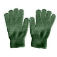 thumbnail image 3 of Unisex Winter Warm Windproof Gloves Cold Protection Solid Color Outdoor Sports Daily Work Cycling Warm Gloves for Cold Weather Green, 3 of 8