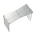 thumbnail image 2 of Pot Lid Organizer, Pot Lid Organizer, Stainless Steel Telescopic Rack Folding Kitchen Rack Multi Purpose Pot Lid Organizer Telescopic Folding Steam Rack, Stainless Steel Pot, Stainless Steel Pot, 2 of 8