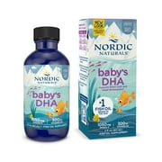 Nordic Naturals Baby's DHA Liquid with Dropper, 1050 Mg, Fish Oil, 2 Fl Oz