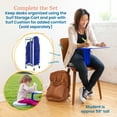 thumbnail image 6 of ECR4Kids The Surf Portable Activity Lap Desk, Classroom Essentials, Blue, 10-Pack, 6 of 10