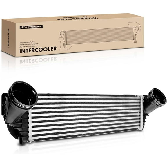 A-Premium Turbo Intercooler Compatible with BMW X5 2011-2018, X6 2008-2019, 2.0L 3.0L Turbocharged