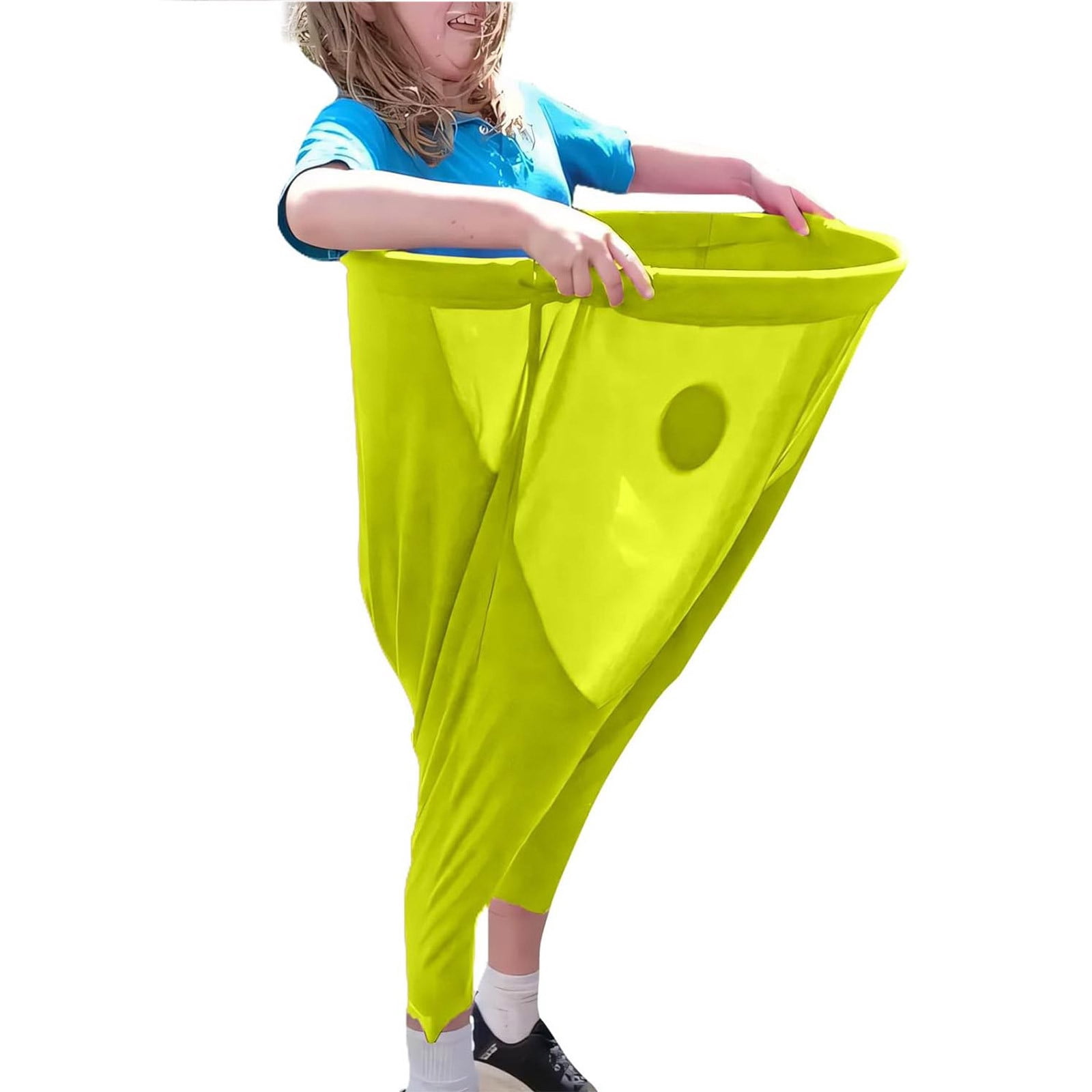 Granny Pants Yard Game, Granny Pants Outdoor Game for Adults, Giant Outdoor Games Recreational Tossing, Team Relay Game with Bouncy Ball Party Granny Pants Game Set-1 Yellow