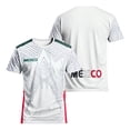 thumbnail image 2 of Zimjoy 2026 Mexico Soccer Jersey for Men Women Crew Neck Short Sleeve Aztec Calendar Graphic Short Sleeve Fan Shirt for Game Day Travel Streetwear and Casual Wear White S, 2 of 8