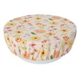 thumbnail image 2 of Now Designs Cottage Floral Save It Reusable Cotton Bowl Covers 7.5 and 9.25 inch, Set of 2, 2 of 4
