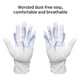thumbnail image 4 of Moyic Guantes Cotton Factory Mittens White Housework Guantes Unisex Elástico Guante para conducir Cadenas y protecciones para puertas de seguridad, 4 of 6