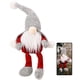 thumbnail image 3 of Toystoory Muñeco colgante de Navidad para el hogar, Hotel, árbol de Navidad, adorno sin rostro tejido no tejido, decoración de tela, Kits de decoración para fiestas Gris S, 3 of 6