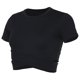 thumbnail image 1 of Camisetas Cortas Con Cuello Redondo Para Mujer, Camisetas Deportivas De Manga Corta Cruzadas Para La Barriga Para Yoga, Fitness, Camisetas Sin Mangas Para Correr Sweethay OD016082-01, 1 of 6