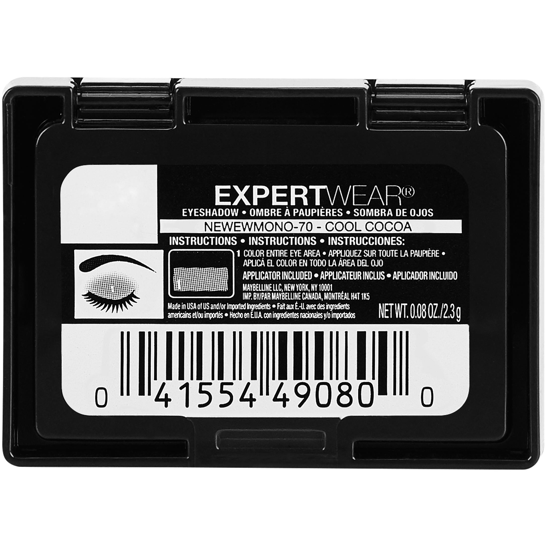 (2 pack) Maybelline Expert Wear Eyeshadow Makeup, Cool Cocoa