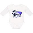 thumbnail image 3 of Inktastic Soccer Stars Boys or Girls Long Sleeve Baby Bodysuit, 3 of 5