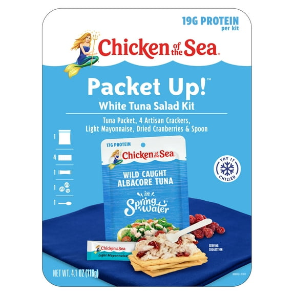 Chicken of the Sea Packet Up! White Tuna Salad Kit 4.1 oz