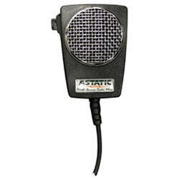 Astatic 302-10005 Microphone CB à 4 Broches en Céramique Amplifiée D104M6B