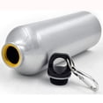thumbnail image 3 of Stainless Steel Tumbler 400Ml Reusable Water Bottle With Screw Top Carabiner Clip Lid For Outdoor Sports Gym Travel Camping Hiking 01-Silver, 3 of 4