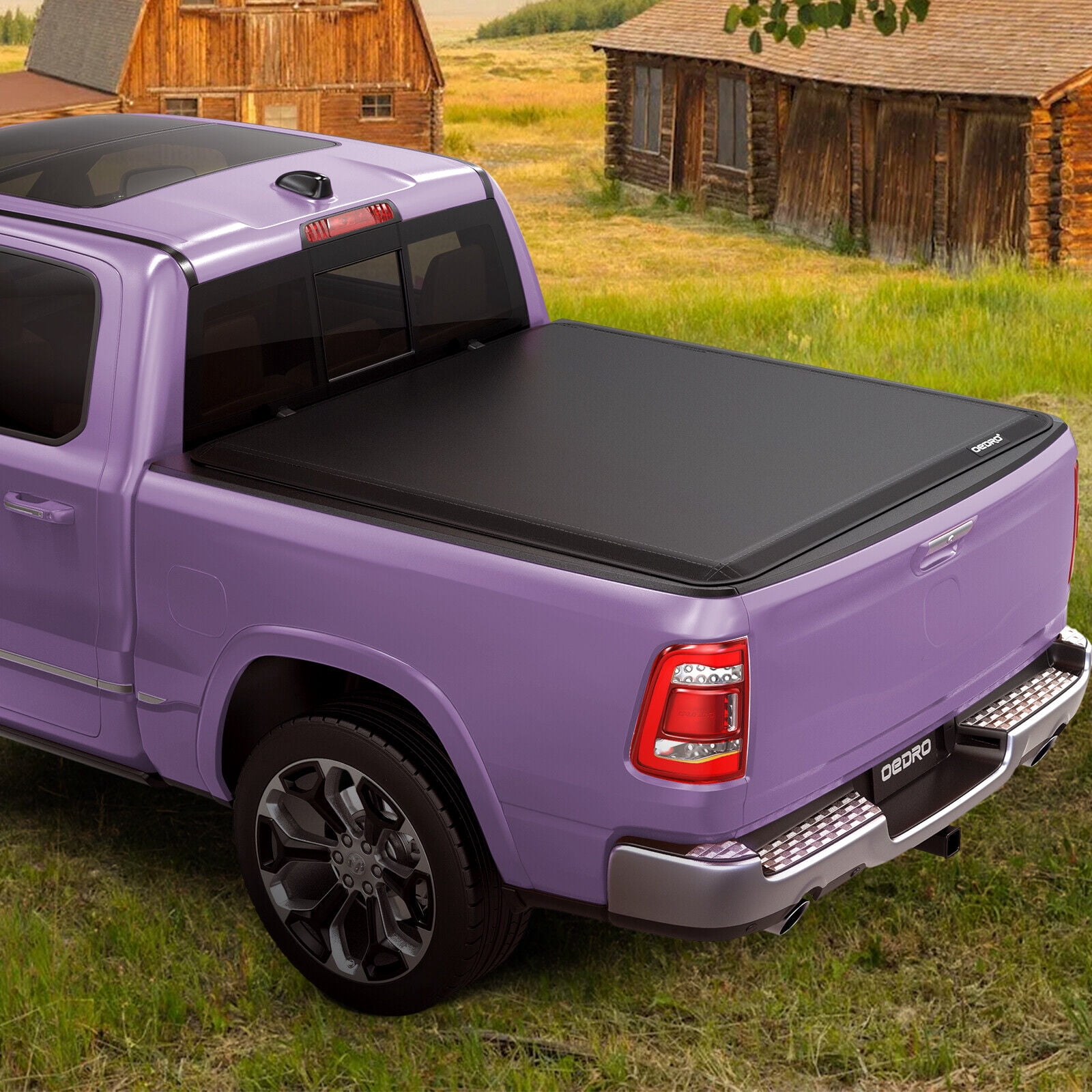 RVNI Soft Roll Up Truck Bed Tonneau Cover for 2016-2023 Toyota Tacoma 5 Ft Bed with Track Rail