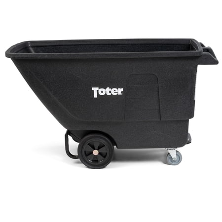 Toter 3/4 Cubic Yard 825 lbs. Capacity Standard Duty Material Handling Tilt Truck - Blackstone