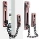 thumbnail image 5 of Cerradura de cadena antirrobo de seguridad de acero inoxidable para puerta de casa o hotel., 5 of 10