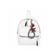 thumbnail image 1 of Mochila Cuero PU para Mujer Color Sólido Bolso Diario Bolsos Hombro (Blanco A), 1 of 9