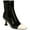 Black Mode Patent, variant on Sam Edelman Livia Black Spool Heel Squared Toe Stitched Fashion Ankle Boots (Black, 6)